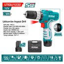 Taladro de impacto inalámbrico de 12V 3/8"