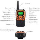 Radios de 2 vías y 22 canales. Color Negro. (Se vende en par)
