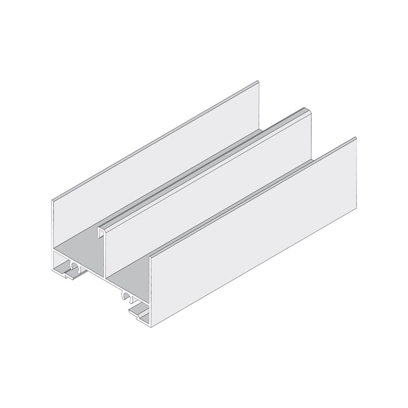 Marco Superior Ventana VC . Espesor 1.27 mm Largo 5.85 mts. Acabado Lacado Blanco VC124