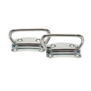 (Par) Tiradores de anillo tipo manillas 3-3/4" de zinc