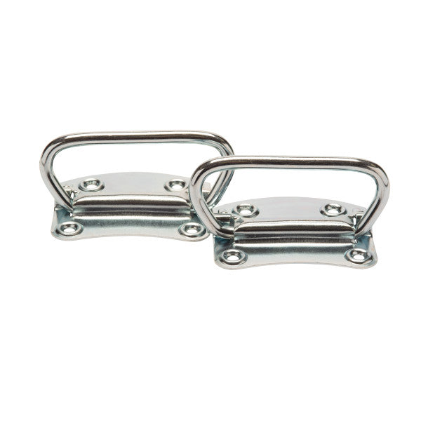 (Par) Tiradores de anillo tipo manillas 3-3/4" de zinc