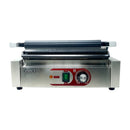 Plancha de panini sandwichera. Sencilla 430*365*210 mm 110V/60htz (1 año) Grill arriba y plano abajo