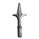 Punta de lanza soldable con 6011, Base Ø 13mm, 54mm de Ancho x 130mm de Alto