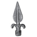 Lanza de base cuadrada 25mm x 140mm. Agujero 14mm.