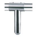 Unión 18 mm es tubo-panel para divisiones de baños públicos. Acabado Satinado. (se vende por unidad)