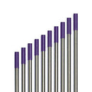 1.6mm(1/16")Tungsteno E3 purpura(no radioactivo) (Caja 10 pcs)