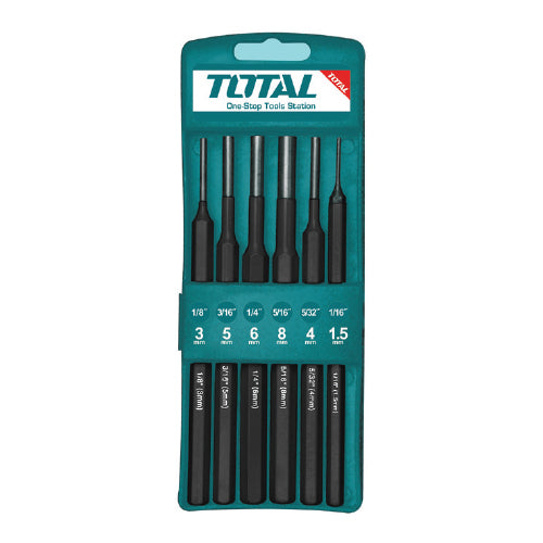 Centro punto Juego de botadores de 6 pcs punzones