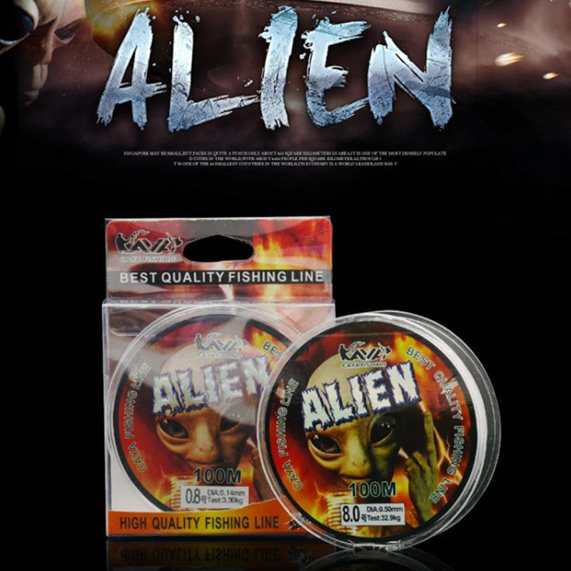 Líneas de pesca hechas de Nylon, ALIEN. 100m.