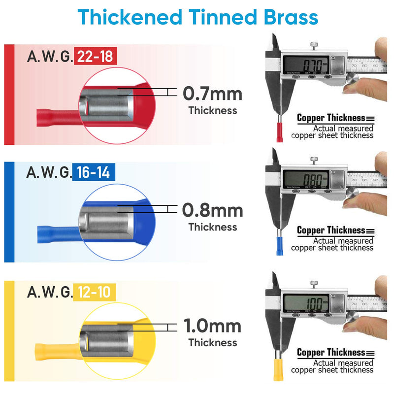 Terminales para cables electricos (Kit de 300 piezas)