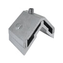 Escuadra de teton fijo de 24.4 x11mm para marco de serie perimetral de 60 mm.