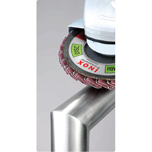 Carbone Combi disc 4 1/2" x 7/8" Medio Ceramica 80 y nylon. Desbaste y satinado.RPM 3000
