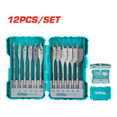 Juego de brocas planas para madera de 12 piezas para Taladro.