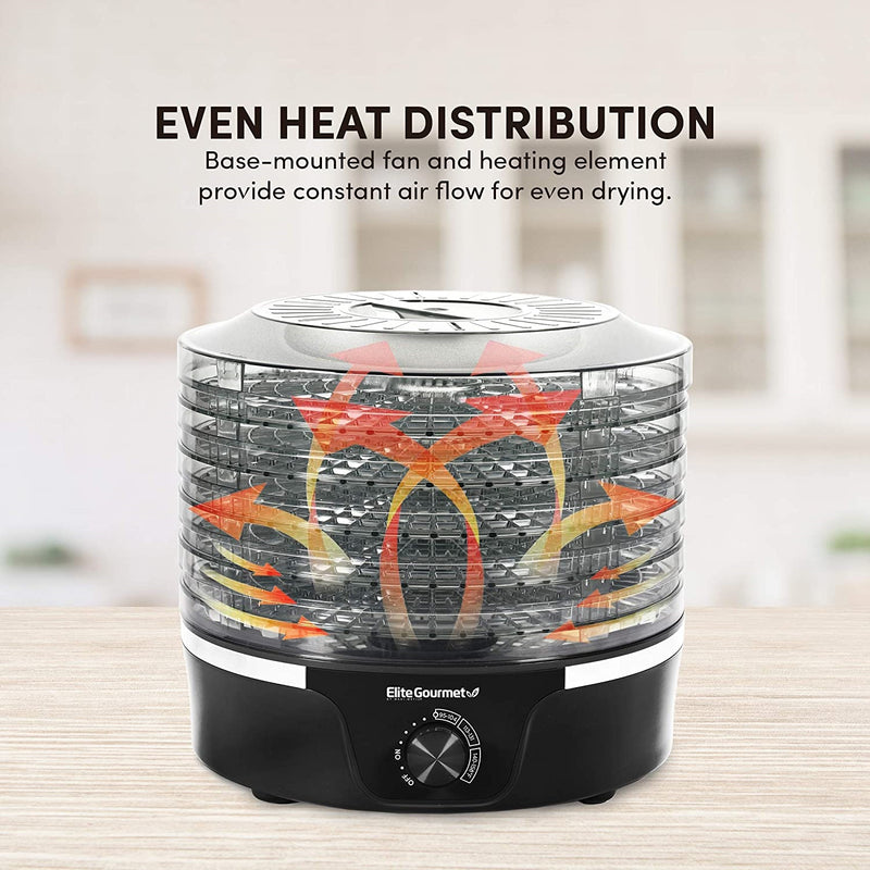 Máquina deshidratadora eléctrica de alimentos, 350W.