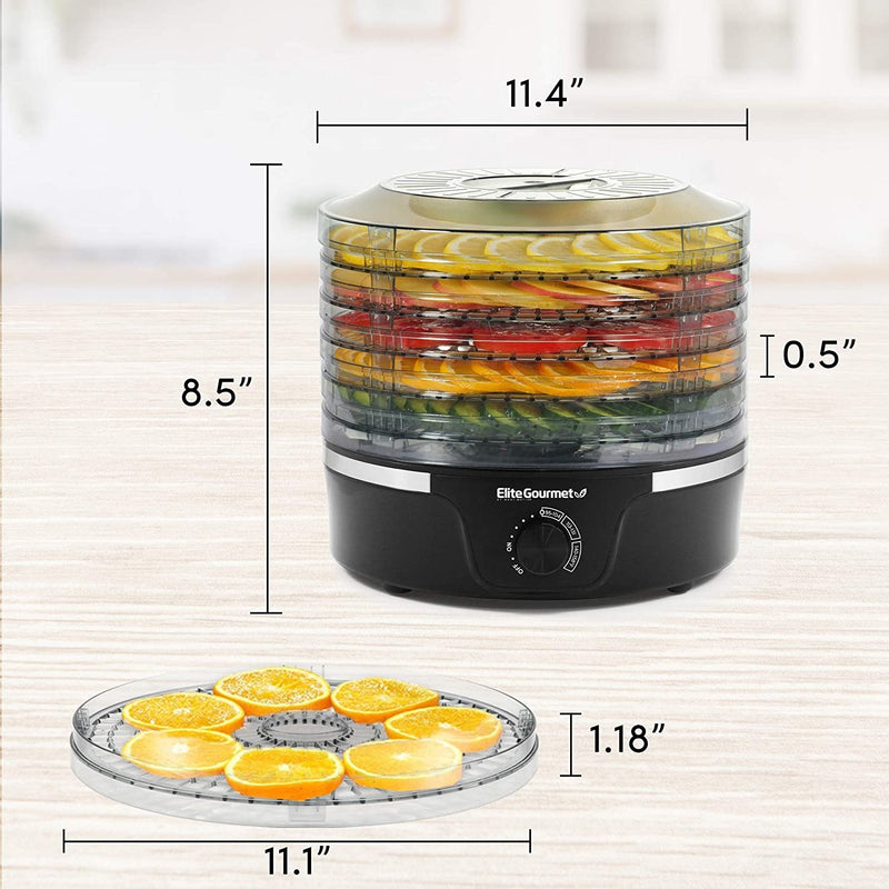 Máquina deshidratadora eléctrica de alimentos, 350W.