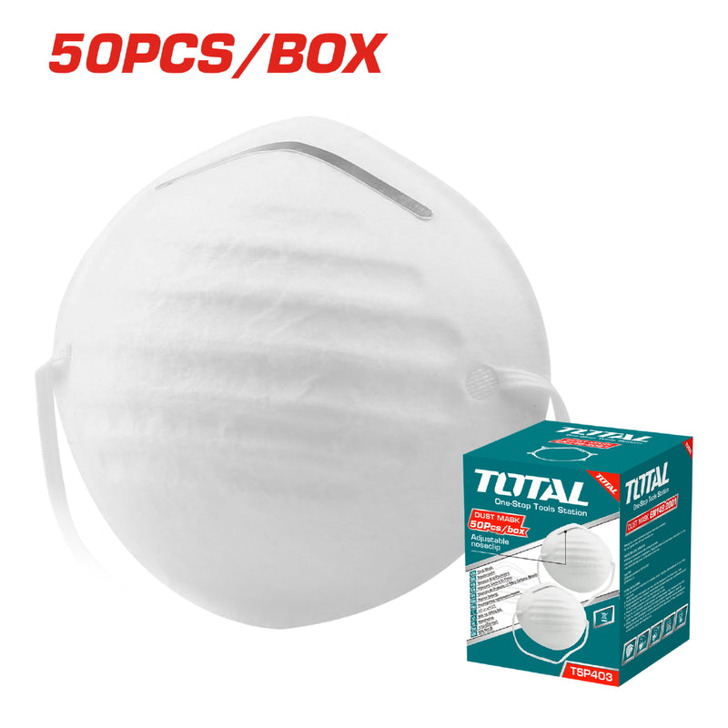 (CAJAS DE 50) mascara antipolvo Material: Poliéster.