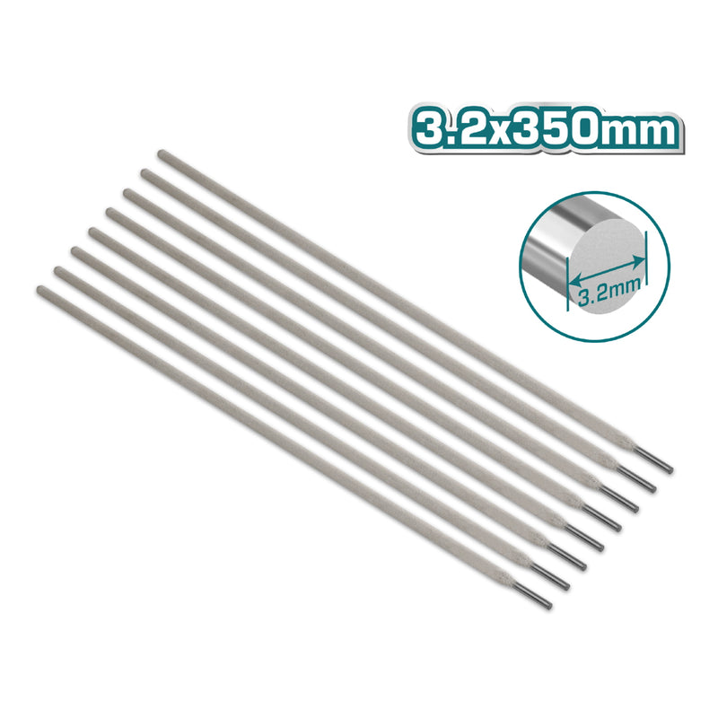 Electrodo 7018 de acero al carbón para Soldadura. 3.2x350mm. Viene en paquete de 2.5 kg  (5.5lbs)