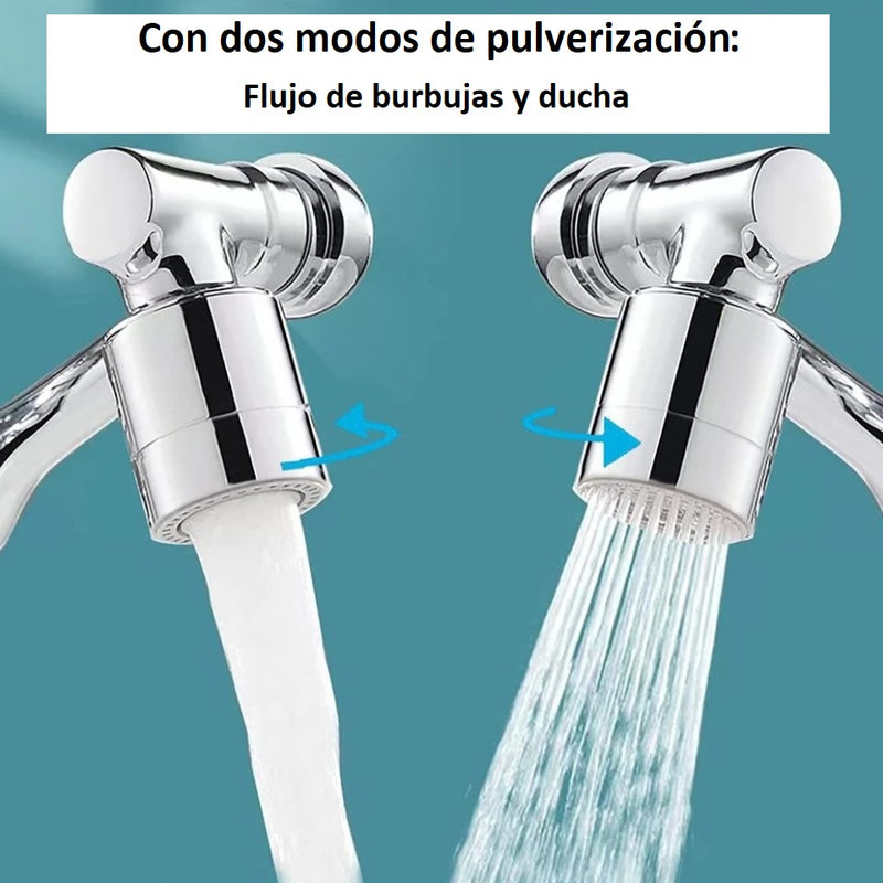 Adaptador flexible para grifo de baño, accesorio flexible para lavamanos, color plateado