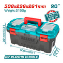 Caja de herramientas 20" de plástico TOTAL