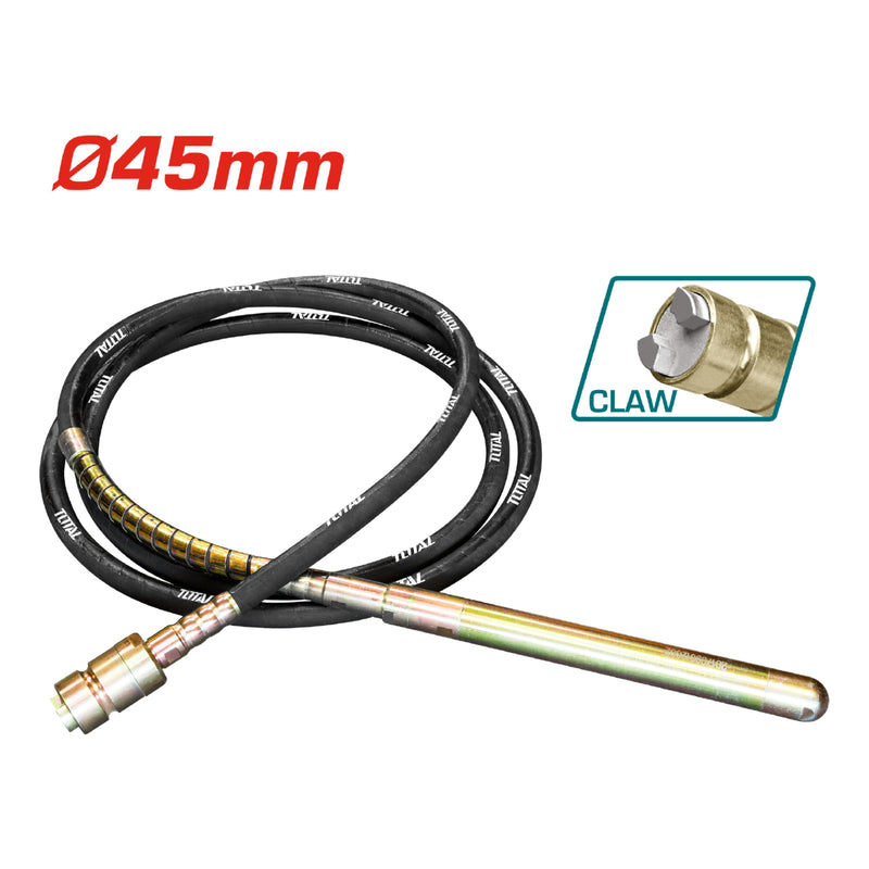 Poker de vibracion para vibrador de concreto Total TP630-2