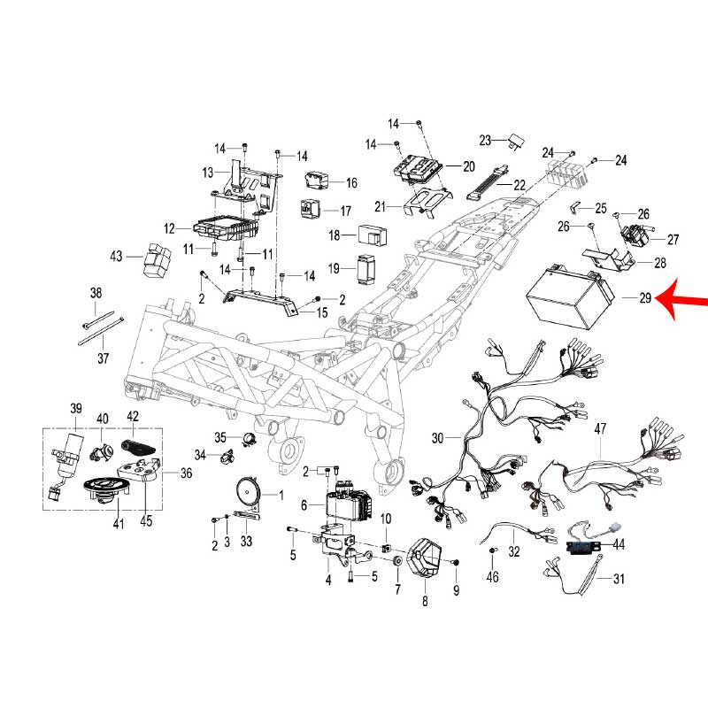 Bateria para moto DTX9-BS 12V 8Ah (ZAFFERANO250 / 302S / LEONCINO500 / TRK502X / TNT600 / 752S)