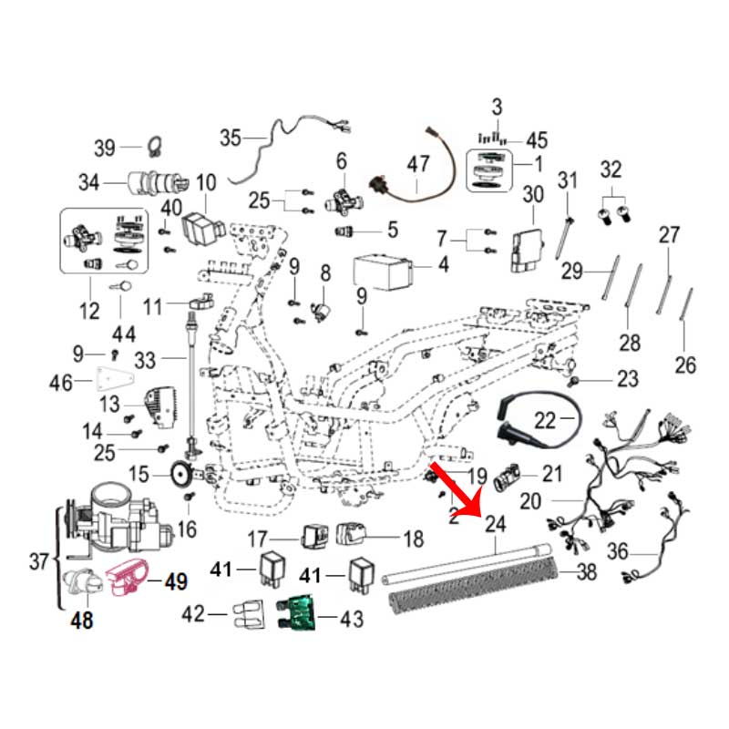 Bateria para moto DTX9-BS 12V 8Ah (ZAFFERANO250 / 302S / LEONCINO500 / TRK502X / TNT600 / 752S)
