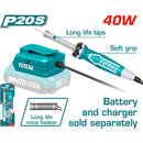 Soldador Cautin estaño Lithium-Ion de Bateria de 20 V. No incluye Bateria ni Cargador.