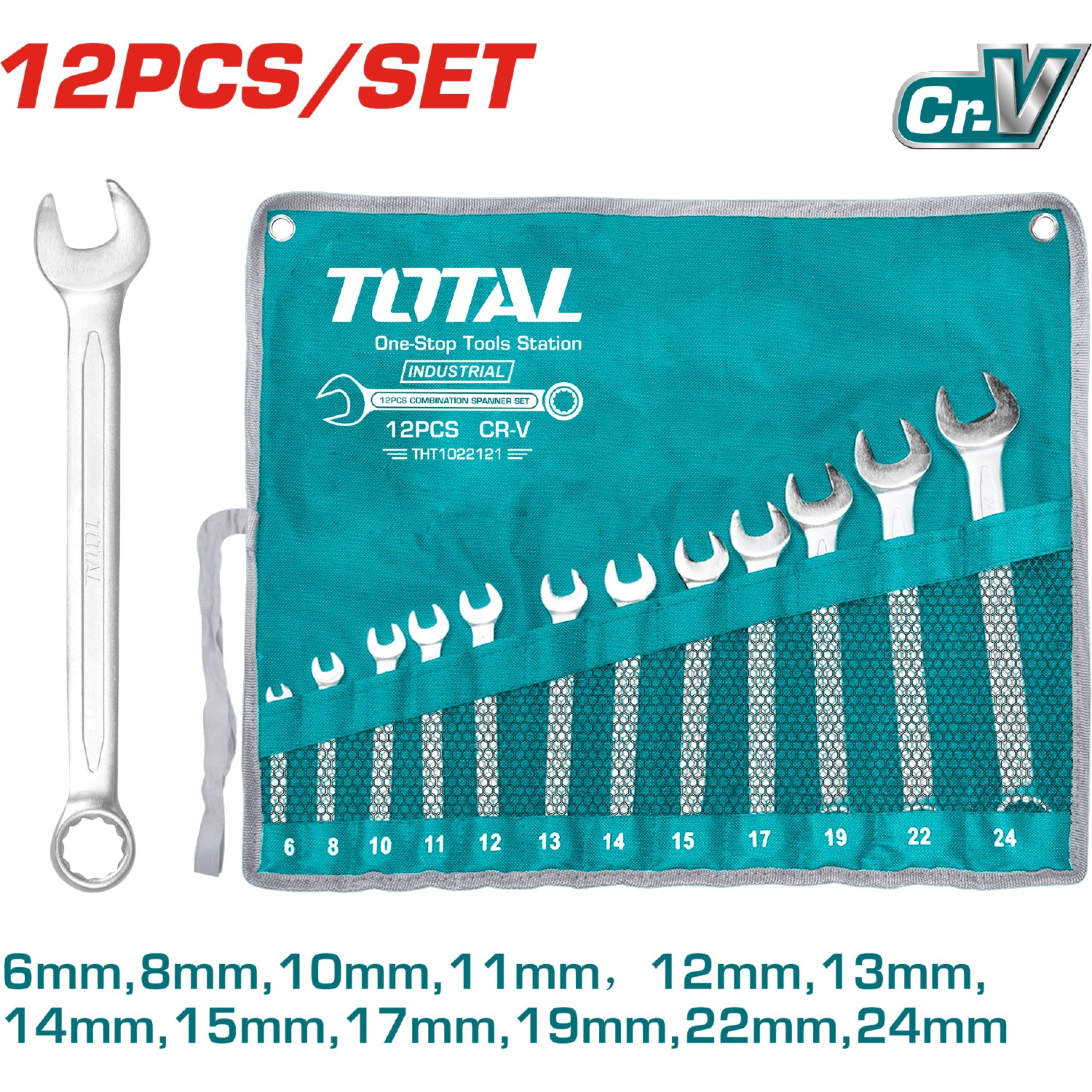 12 pza juego de llaves de combinación