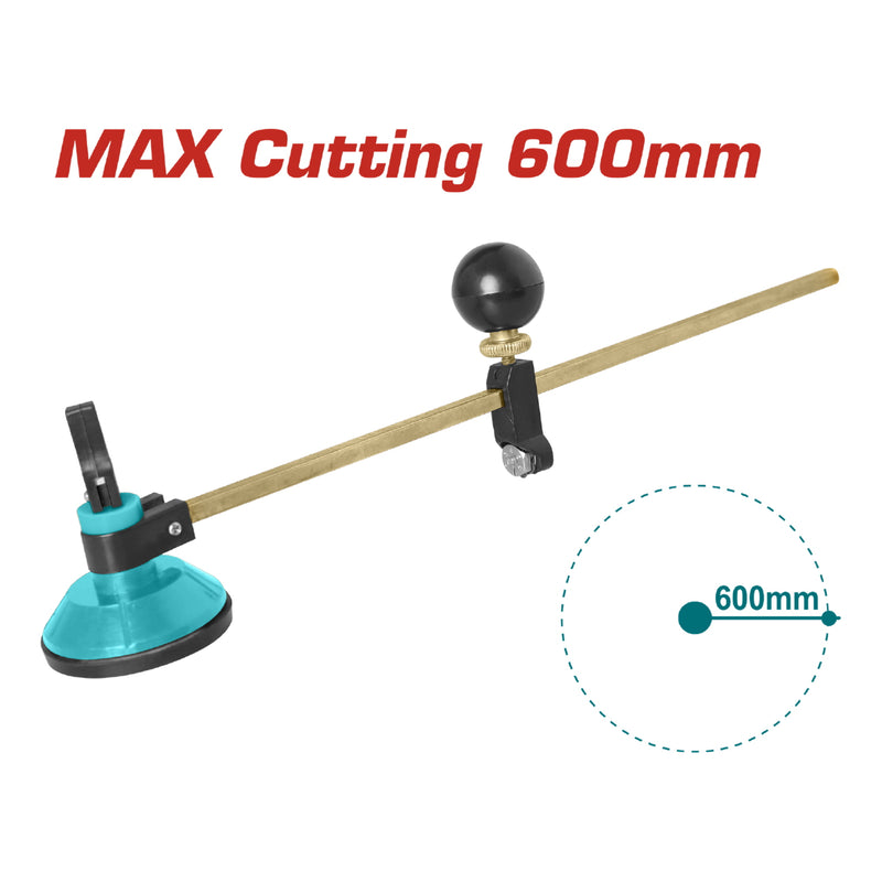 Corta circulos de vidrio de 60 cm diametro. 6 ruedas de corte