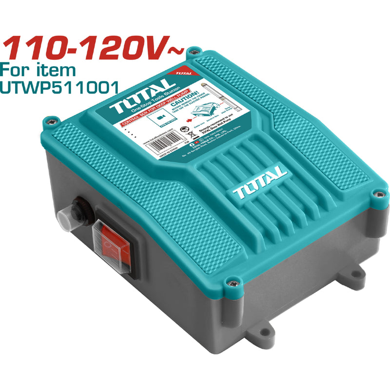 Caja de control para bomba pozo sumergible de 4" (UTWP511001) cable de 70cm largo.