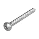 100/pzas Tornillo penetrante ST4.8x38mm estrella phillips cabeza plana. galvanizado.