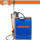 Fumigadora asperjadora rociador manual mochila para uso agrícola 20L. Boquilla ajustable.