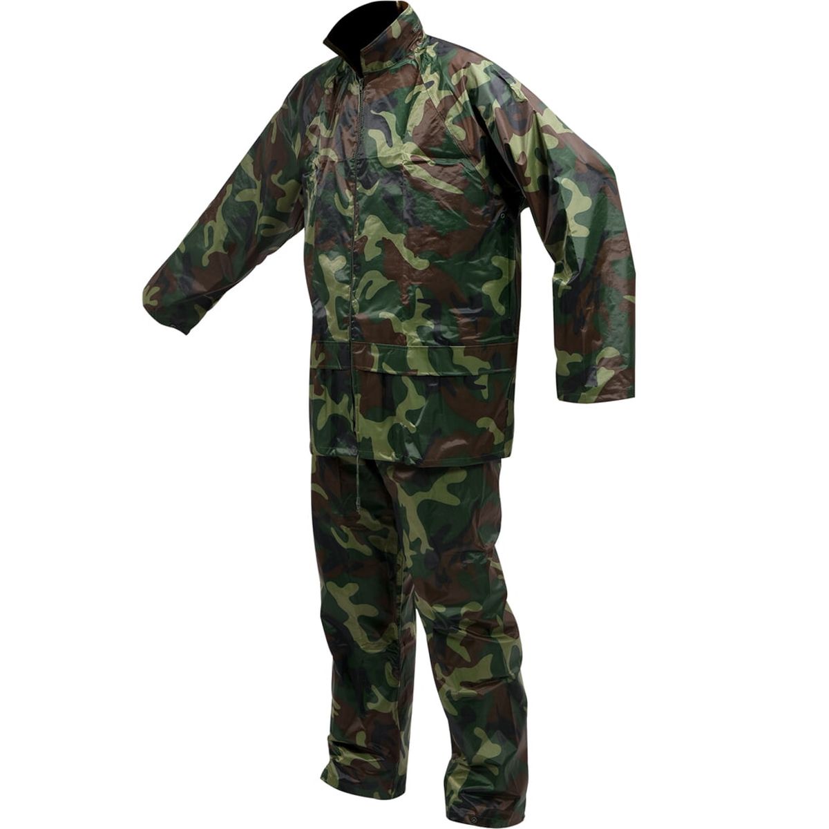 Capote de Lluvia Estilo Gabardina Camuflaje militar