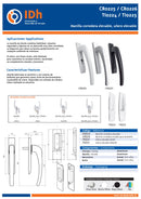 Manilla ccon Bombillo para Sistema Elevable Europa. Color Blanco.