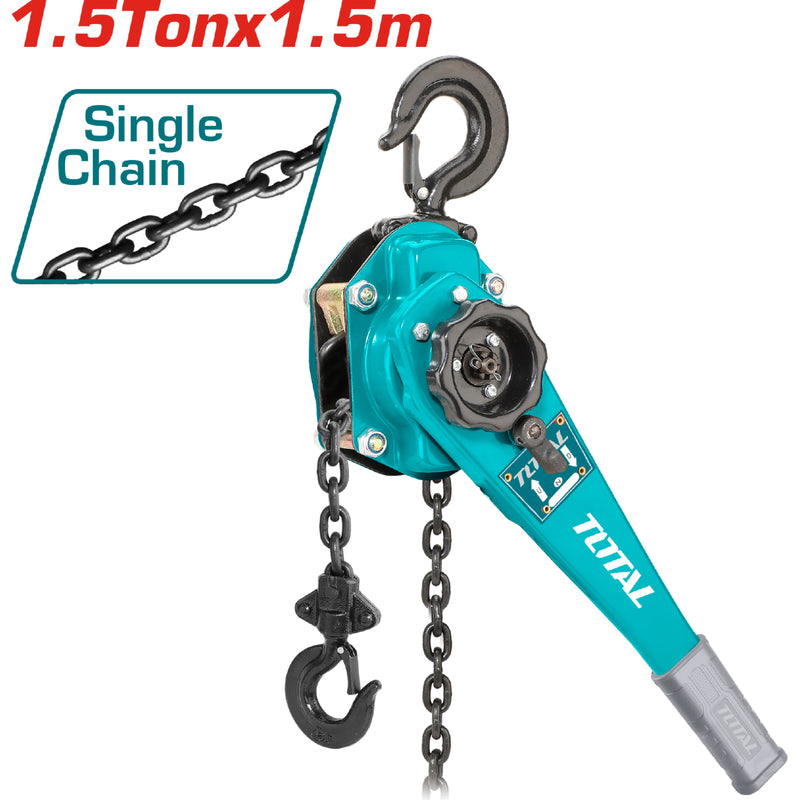 Catalina de Cadena con Palanca 1.5 Ton.x1.5m,Fuerza:236N,Dist:350 mm. 1 cadena.