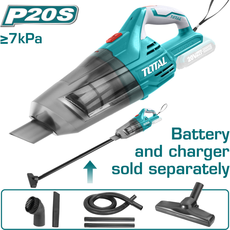 Aspiradora de Limpieza 0.7 L Lithium-Ion de Bateria de 20 V. No incluye Bateria ni Cargador.