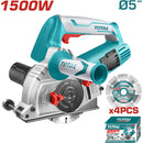 Acanaladora sierra ranuradora de concreto electrica  1500W de 2 o 4 discos