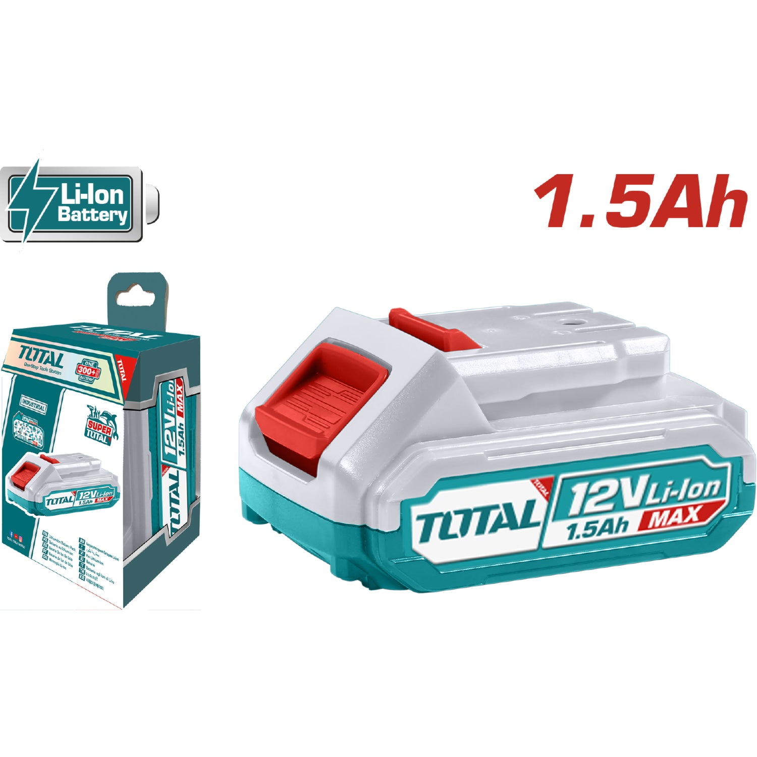Bateria litio de 12V para taladro UTDLI1211