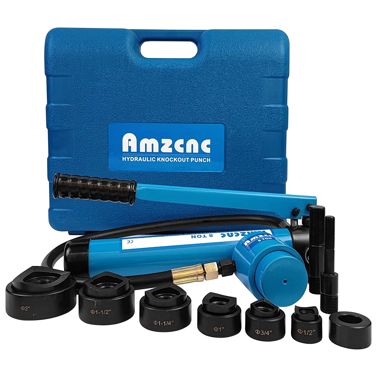 Sacabocados knockout punch de 1/2” a 2" perforador hidráulico de láminas de metal