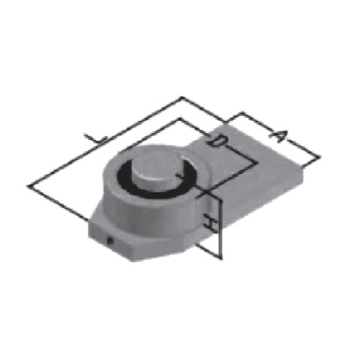 Bisagras pivotante con rolineras para soldar.