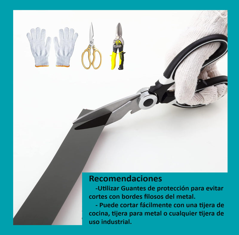 Cinta de acero Inoxidable Gold brillante Tira Autoadhesiva Decorativa 4cm x 5m largo  para marmol PCV