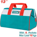 Bolsa de herramientas de 6 bolsillos. 13"
