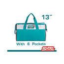 Bolsa de herramientas de 6 bolsillos. 13"