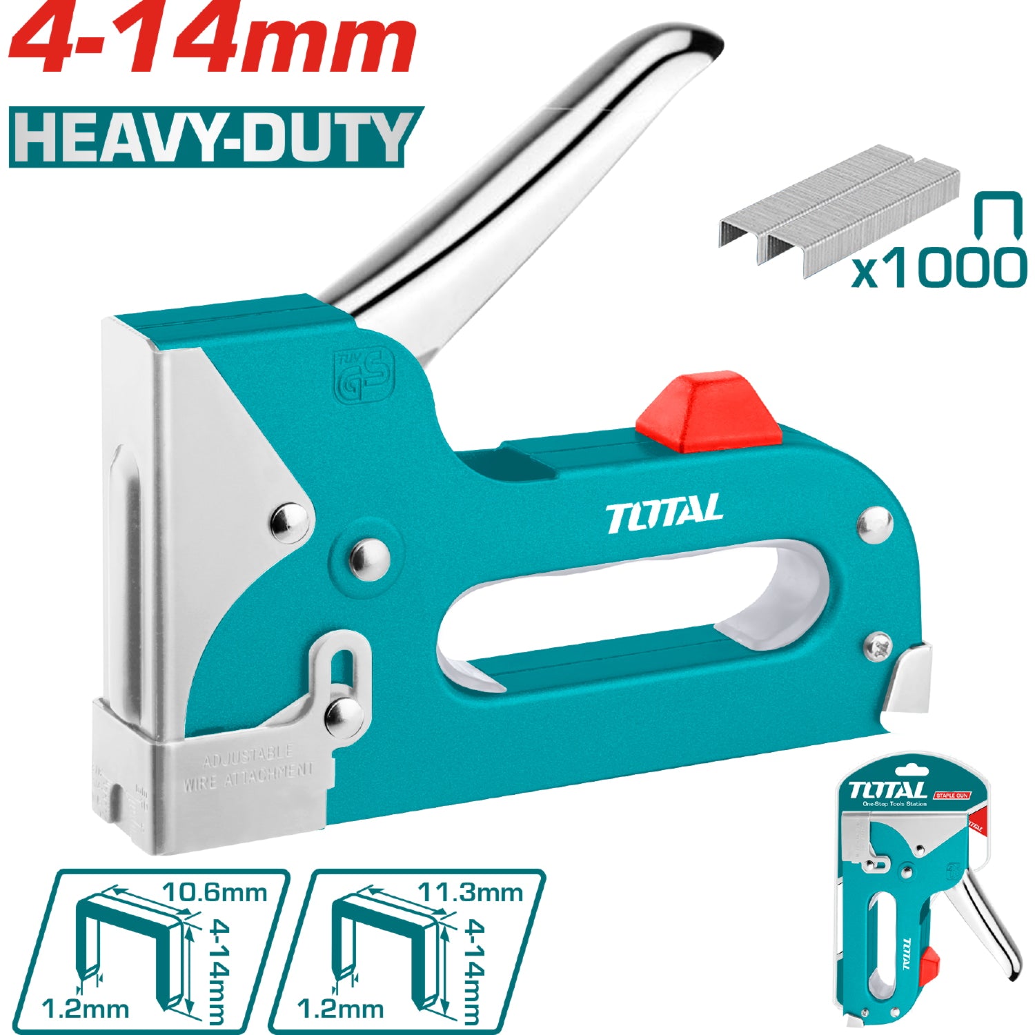 grapadora industrial. Grapas 6-14mm, peso 800g, incluye 1000 grapas. (N1-P1-I2-02-02)