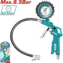 Pistola neumatica para inflar llantas. Max pressure: 8.5 Bar (120 PSI)