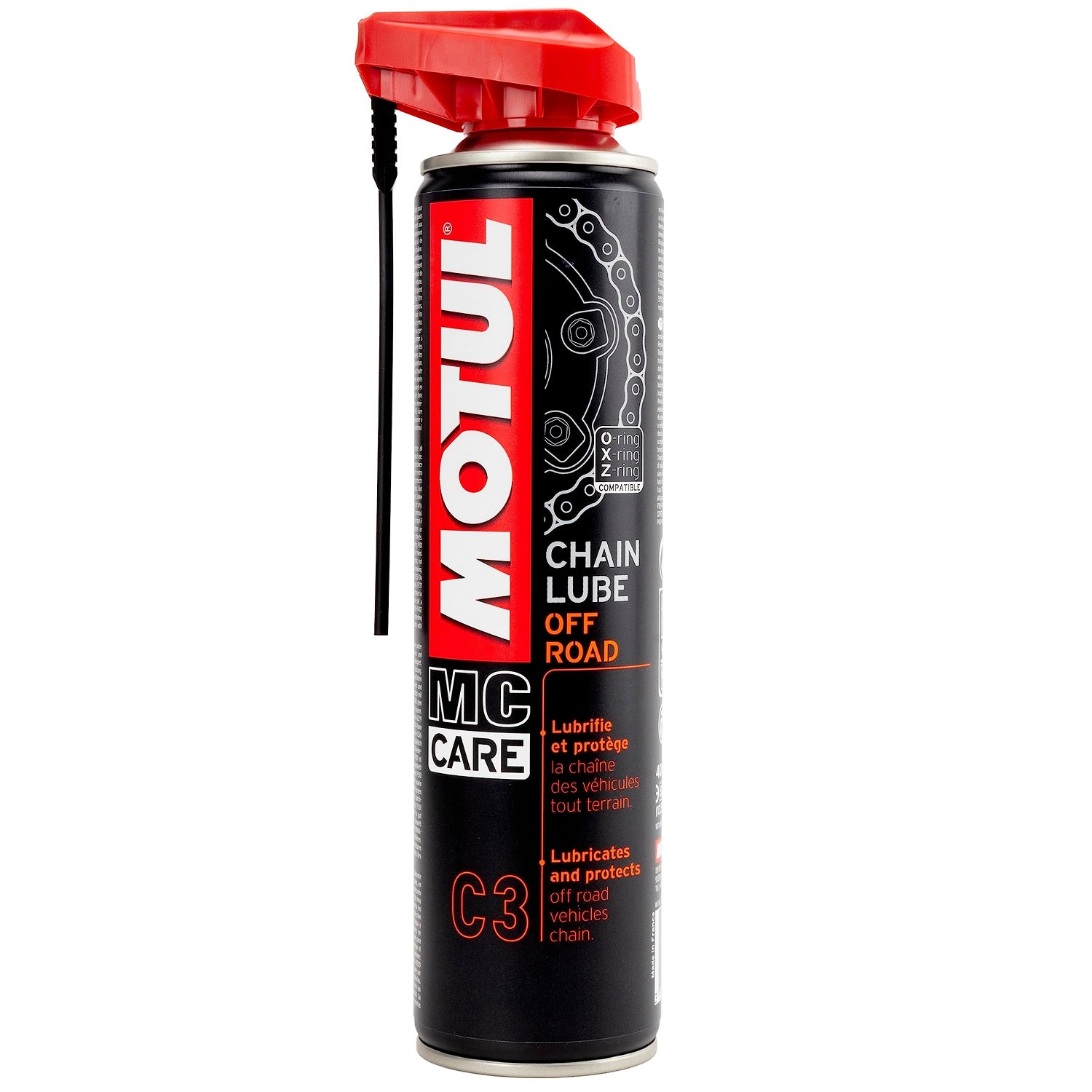 Lubricante de cadena en aerosol Motul C3 Moto Chain de 400ml.