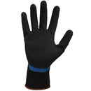 Guantes de Nitrilo Aries para trabajo pesado resistentes a quimicos y a objetos punzantes talla 9