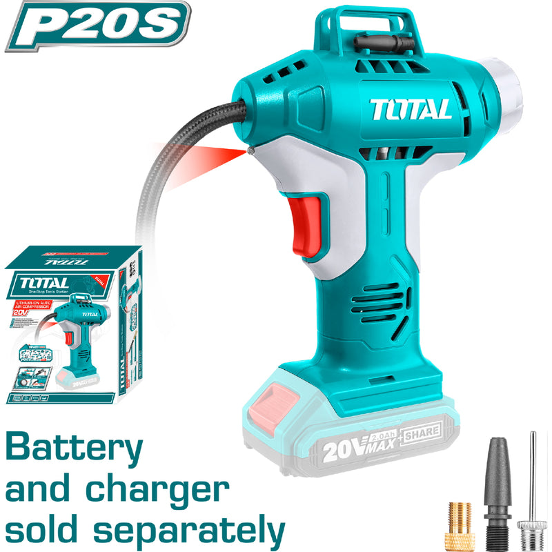 Mini compresor de llantas inalámbrico