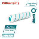 Rodillo para pintar de 230 mm / 9". Para exteriores. Espesor de la fibra 18 mm.