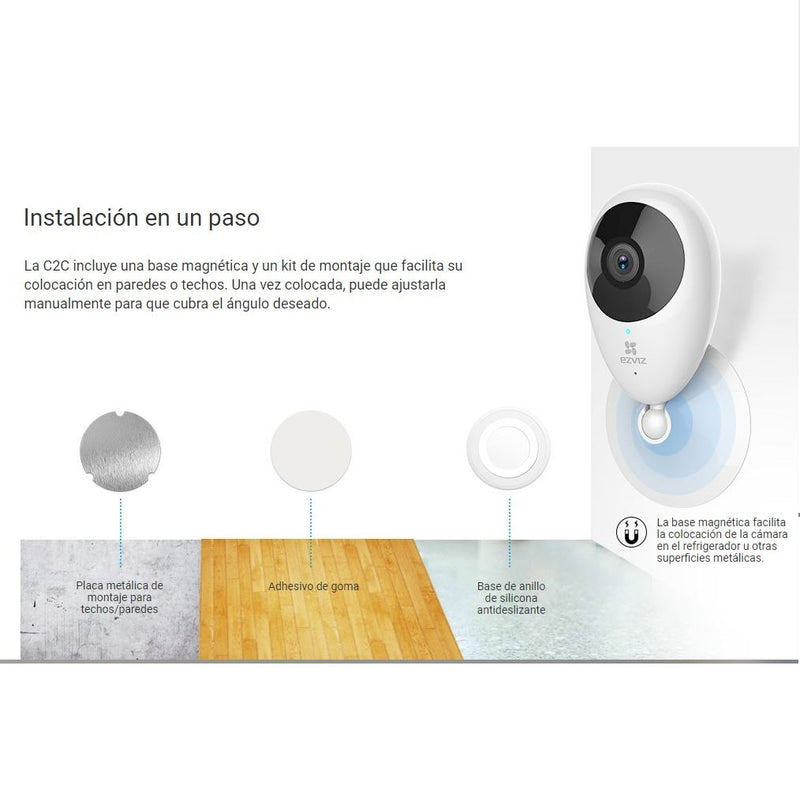 Cámara de seguridad inteligente para interiores con resolución HD. EZVIZ