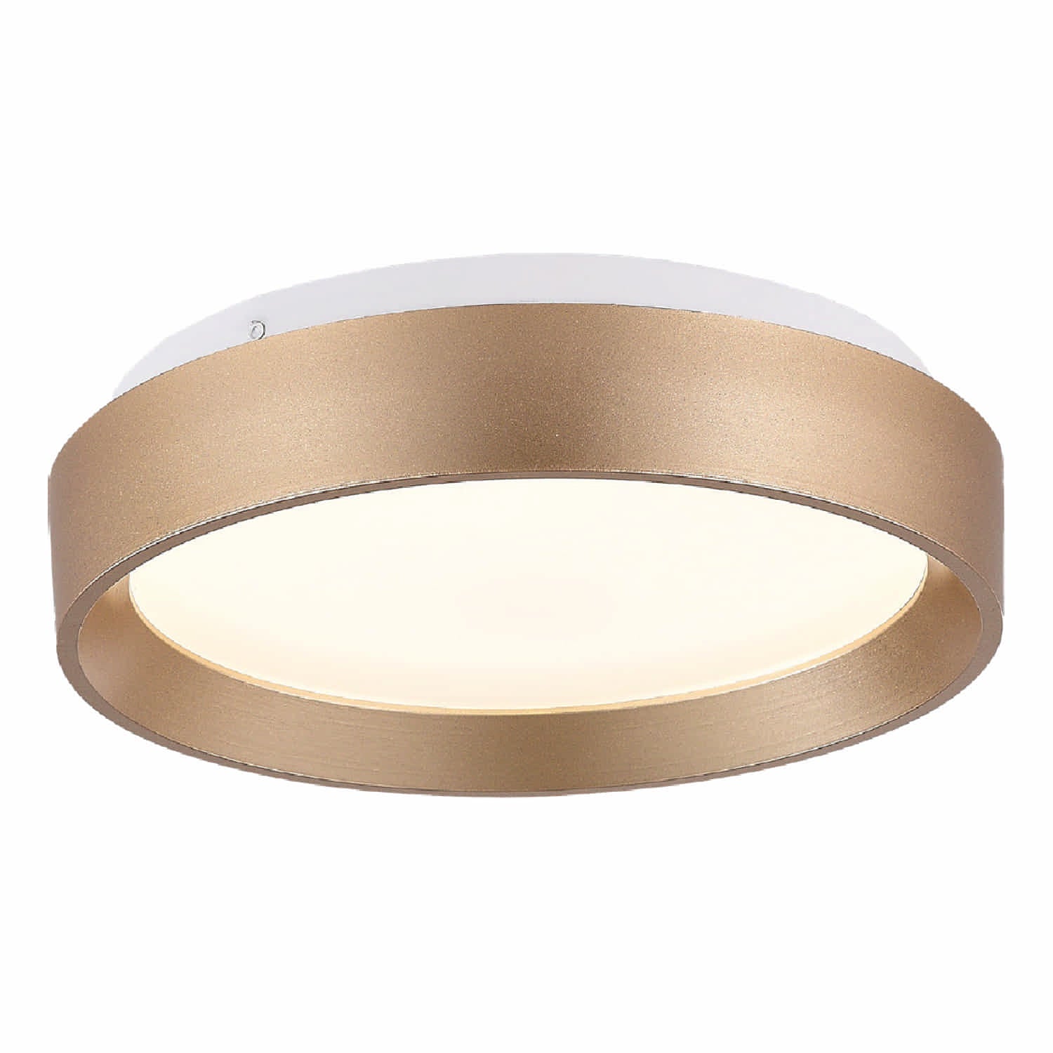 Lámpara de Techo LED Plafón 18W 1800lm CCT Ajustable Acabados dorados.